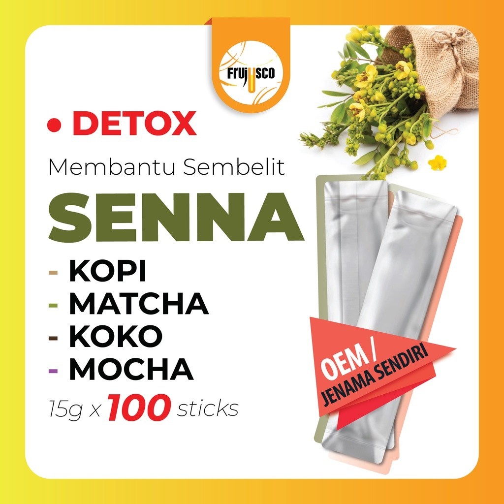 Units Oem Jenama Sendiri Teh Senna Sanna Kopi Koko