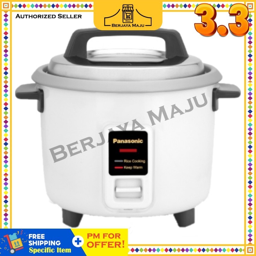 Panasonic 1 0L Rice Cooker SR Y10GWSKN White Shopee Malaysia