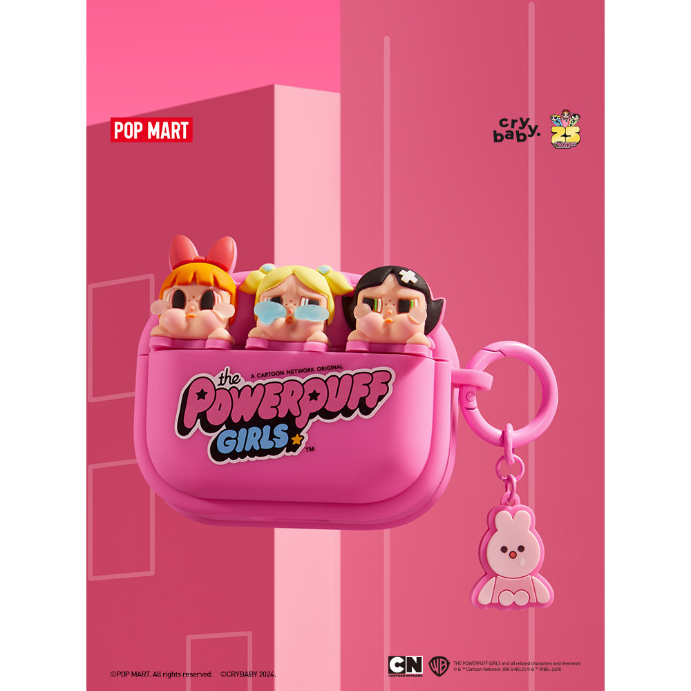 P Popmart Crybaby X Powerpuff Girls Series Earphone Case Airpods Pro