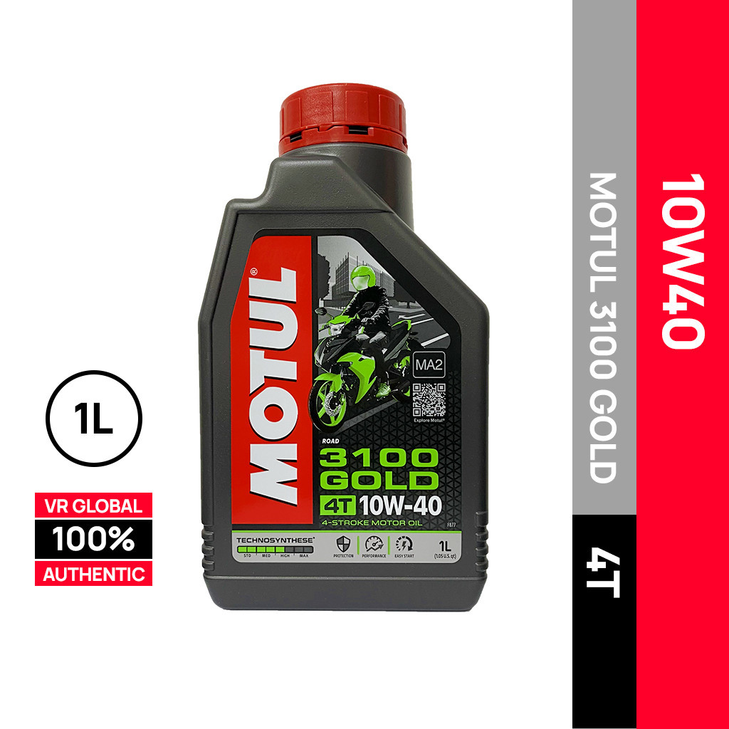 Motul Gold W T Technosynthese Engine Oil Minyak Hitam Motor