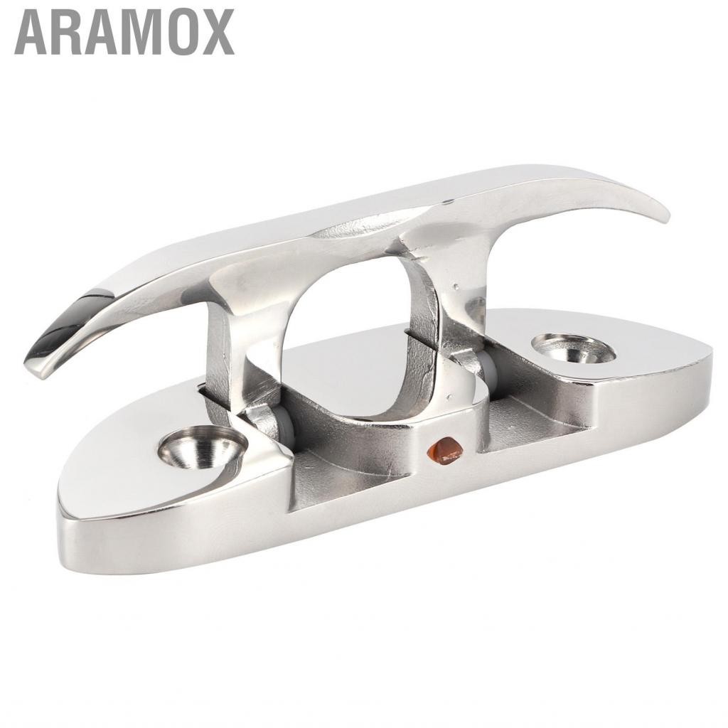 Aramox Boat Folding Cleat Dock Stainless Steel Flip Up For Mooring