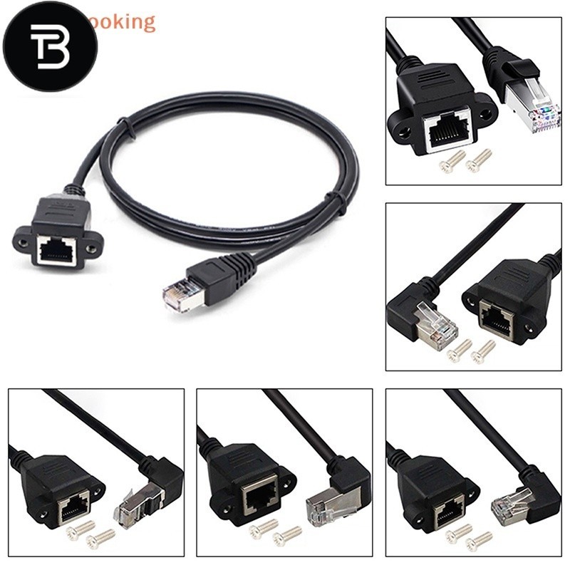 Tb Largelooking Pin Rj Cable Male To Female Screw Panel Mount