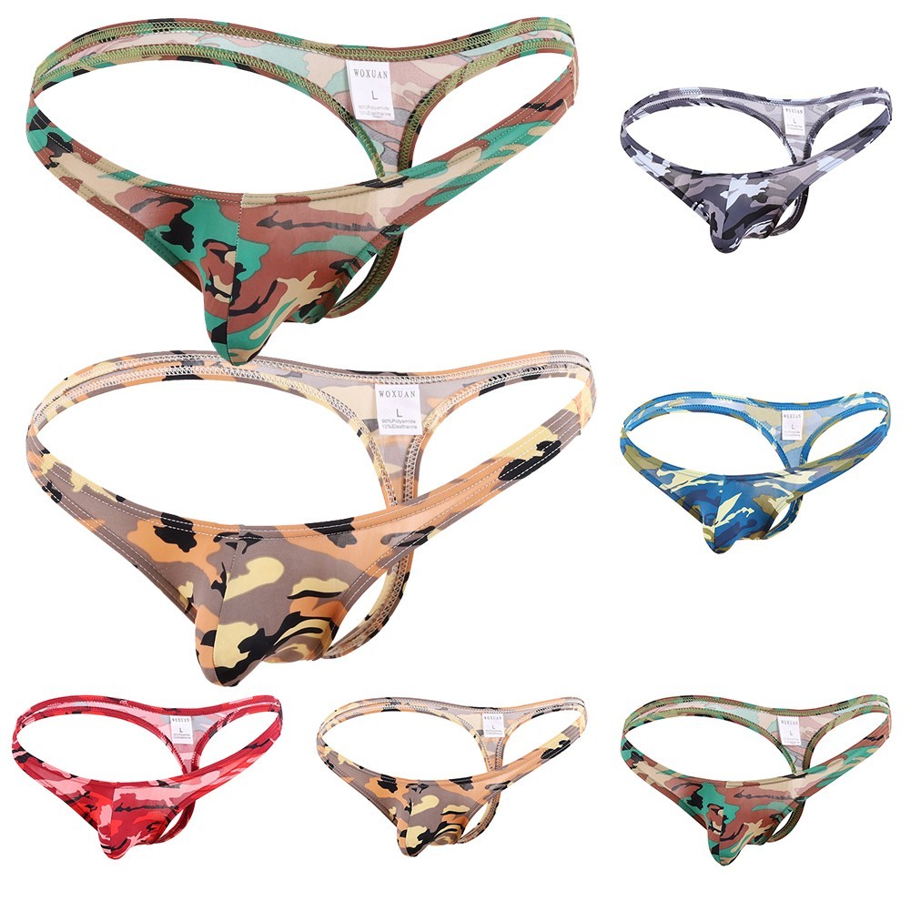 Fstyle Mens Sexy Briefs Swim G String Low Rise Sexy Bikini Beachwear