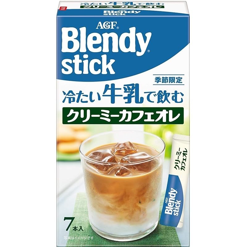 Agf Blendy Stick Cold Milk Creamy Cafe Au Lait X Instant Stick