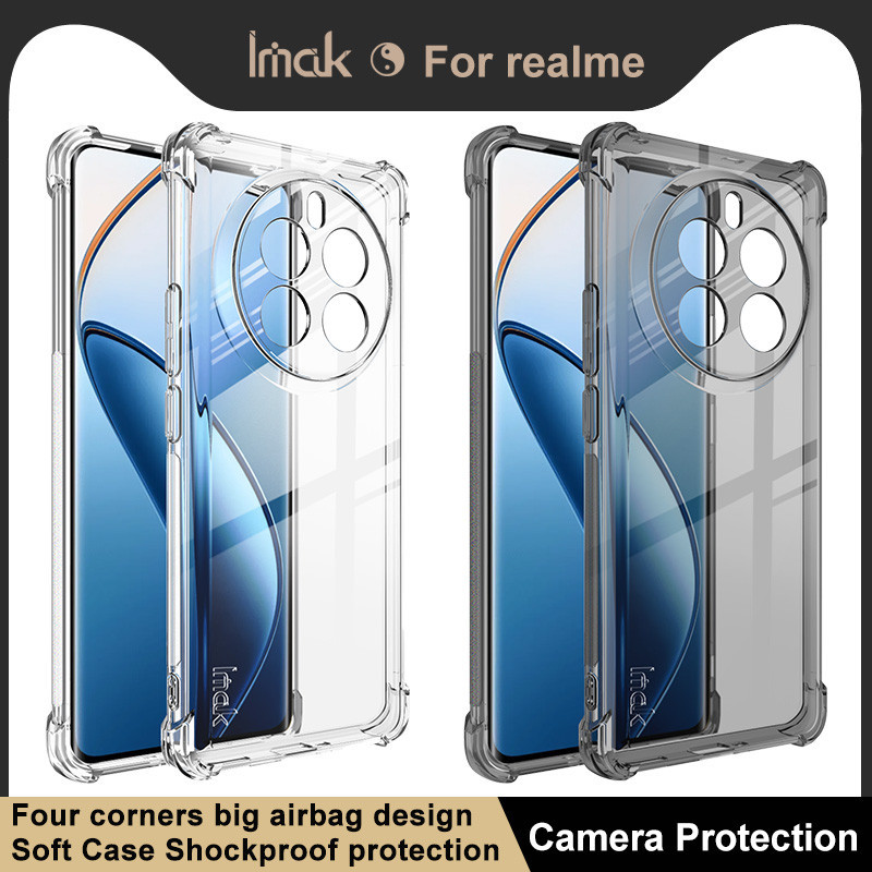 Original Imak Realme 12 Pro Plus 5G Clear Shockproof Casing Realme12