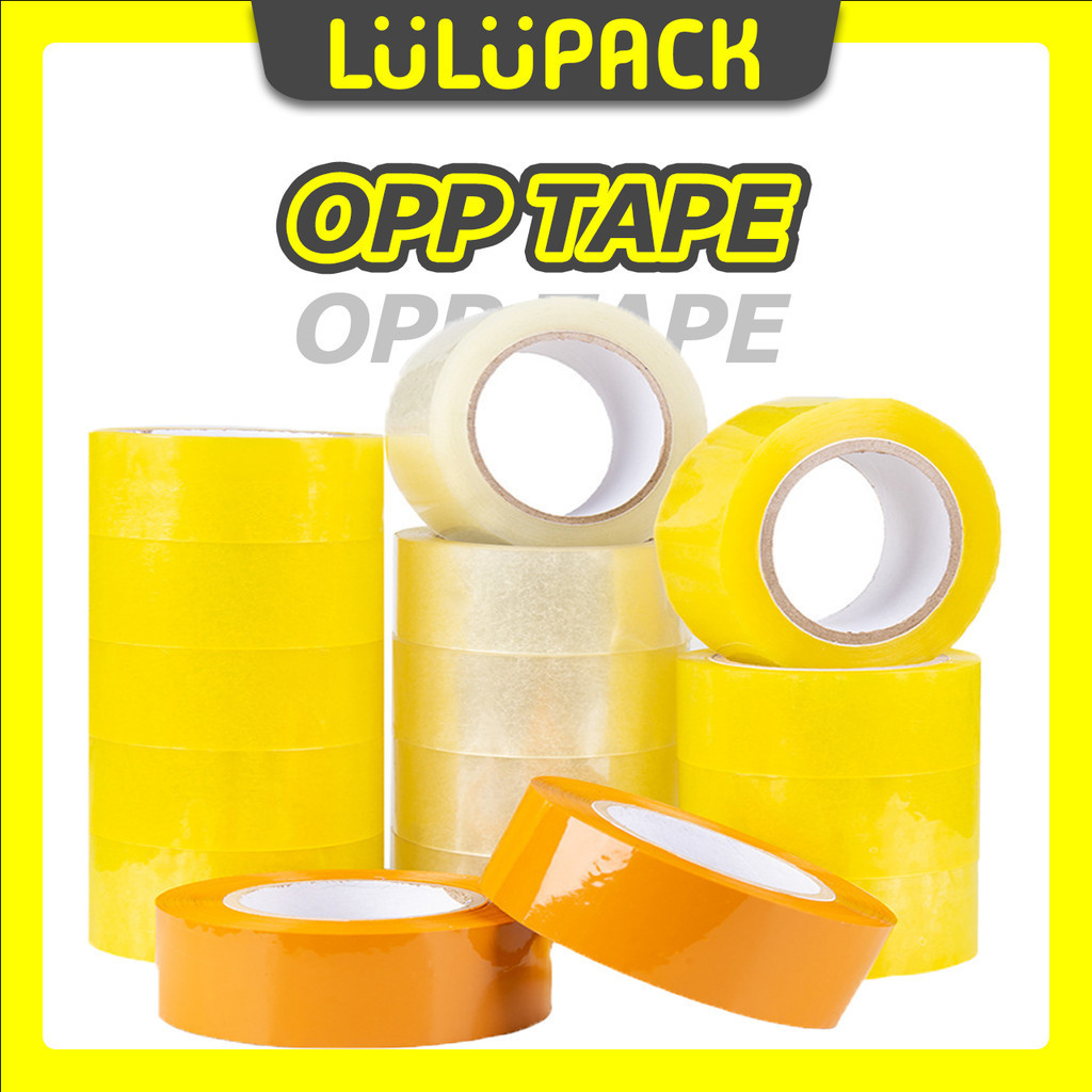 Lulupack Clear Opp Tape Pita Pembungkusan Lutsinar Transparent