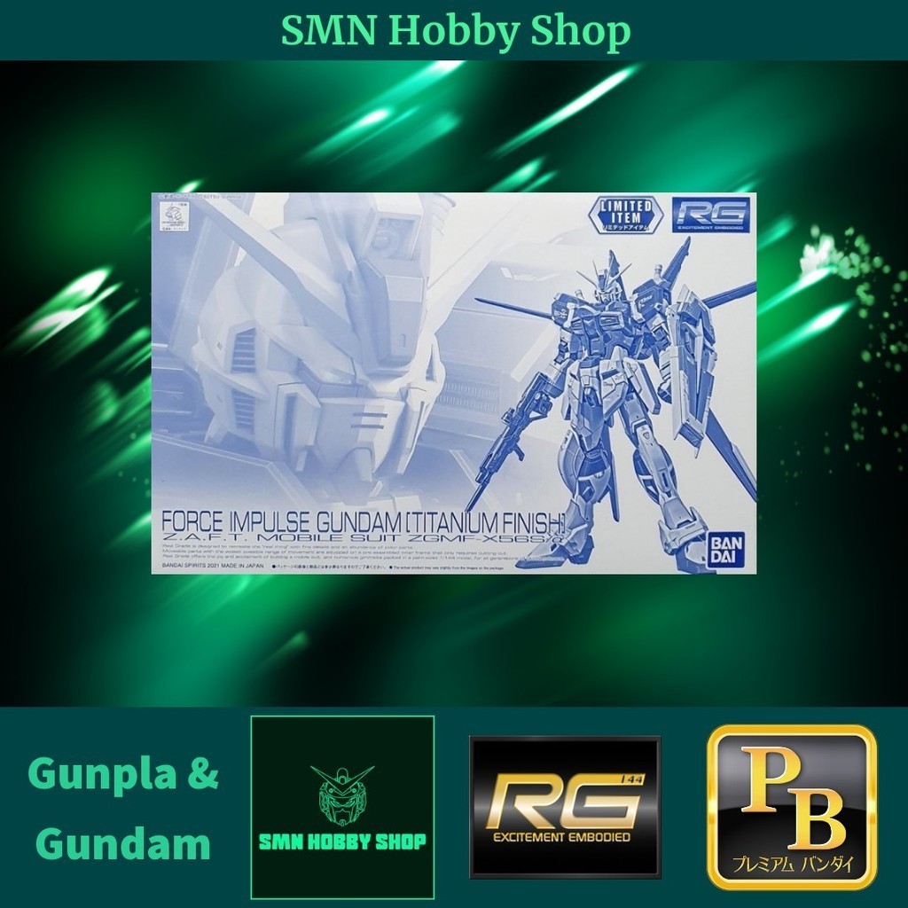 Rg Force Impulse Gundam Titanium Finish Limited Gunpla Gundam