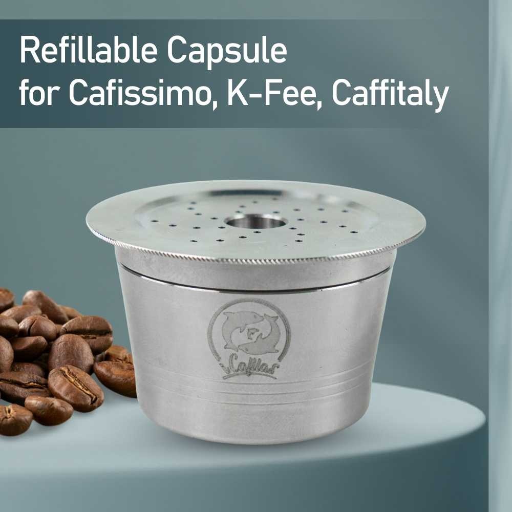 Icafilas Refillable Capsule Stainless For Cafissimo K Fee Caffitaly