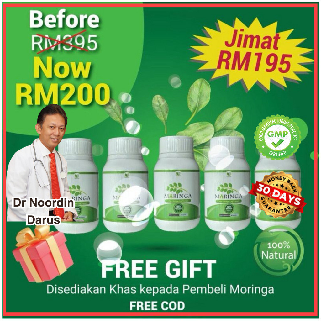 Dnd Moringa Capsule Extract Original Hq X Botol Readystock