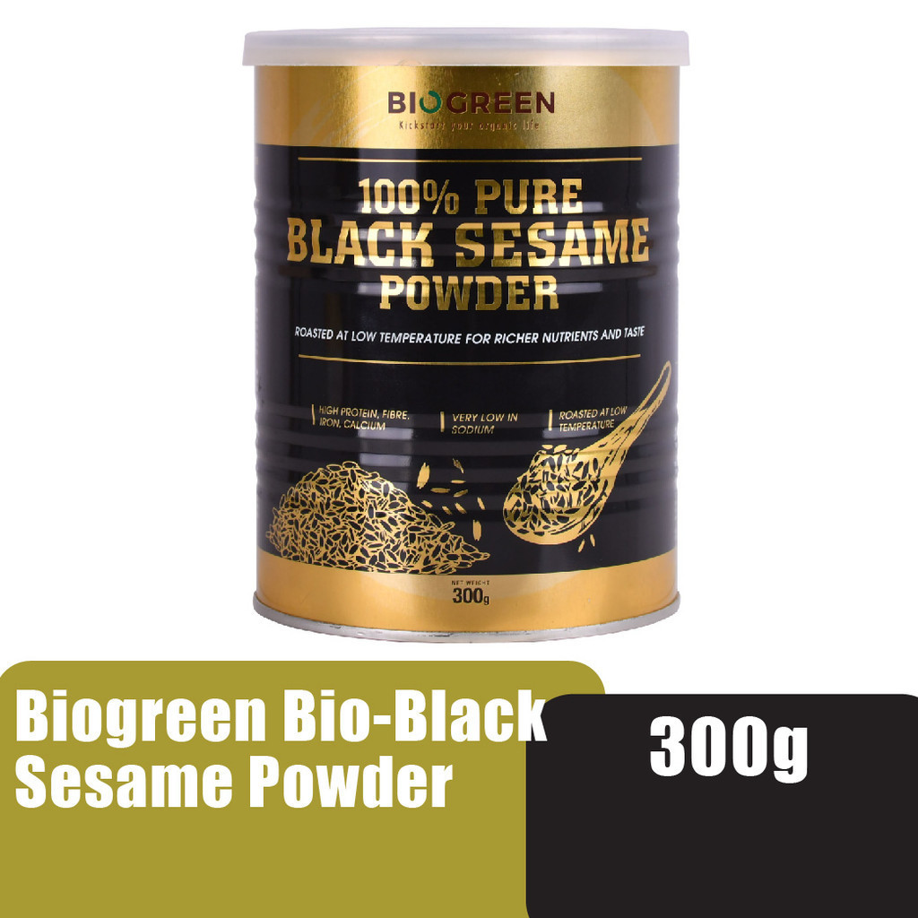 Biogreen Pure Black Sesame Powder G Halal Sugar Free No Sugar