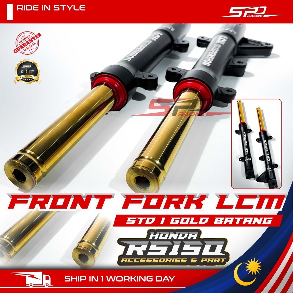 Rs Front Fork I Standard I Gold Batang Lcm For Honda Rs Shopee