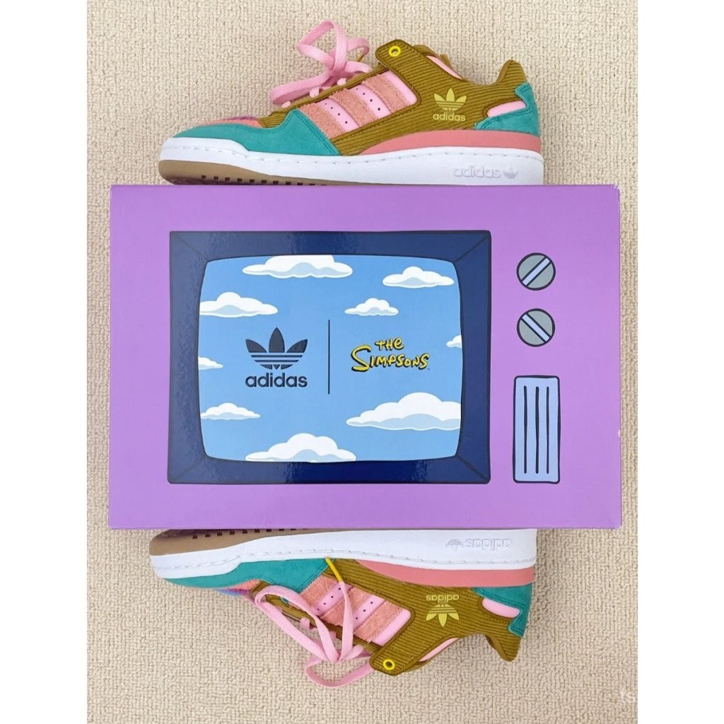 H Wn The Simpsons X Adidas Originals Forum Low Living Room Low Top