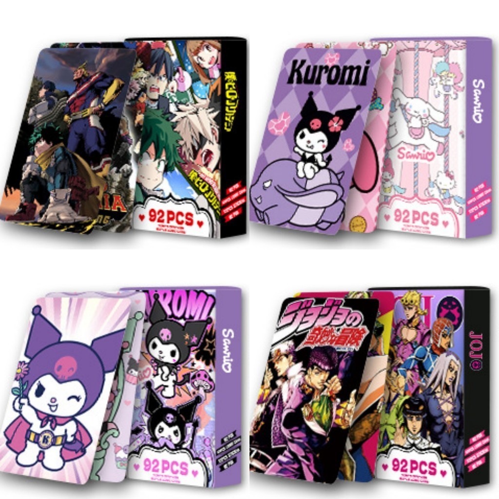 Pcs Box Genshin Lomo Cards Jojo S Bizarre Adventure Honkai Star