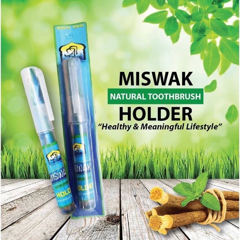 Kayu Sugi Miswak Al Khair Holder Can Keep It Poket Like A Pen Shopee