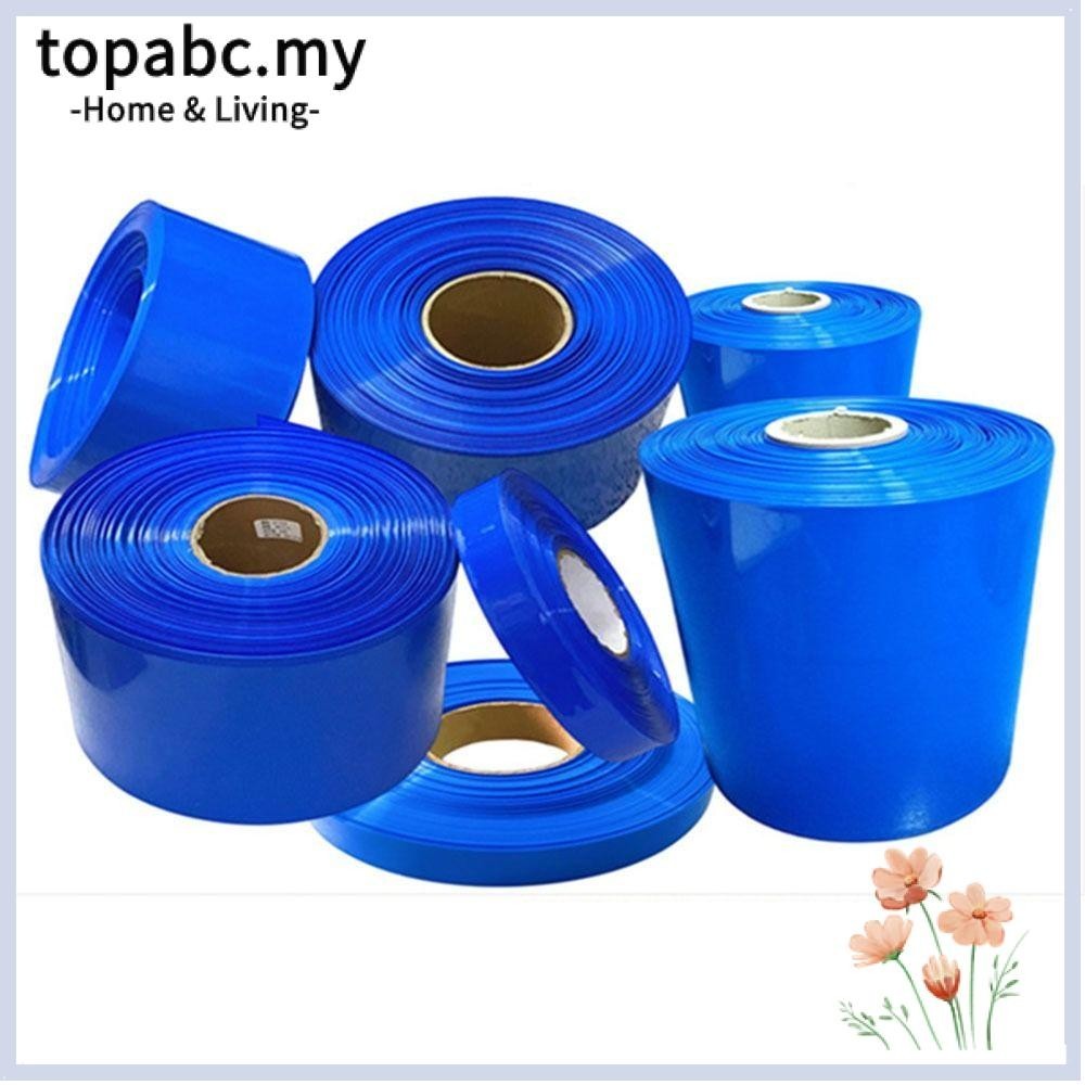 Topabc Heat Shrink Wrap Tube Blue Pvc Heat Shrink Wraps Insulation