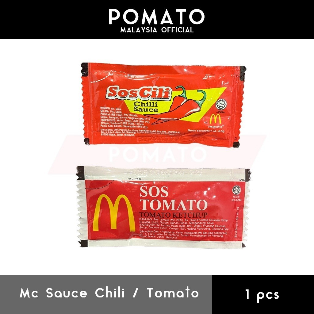 Life Sos Cili Sos Tomato Mcdonalds Mcd Sos Chili Package Swiss Bear Sos