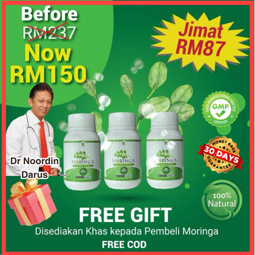 Dnd Moringa Capsule Extract Original Hq X Botol Readystock