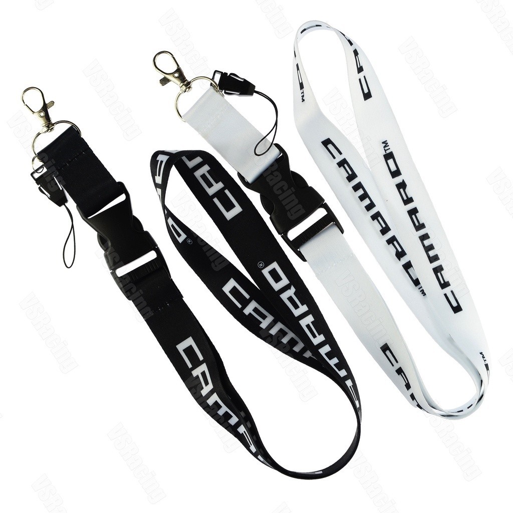 JDM Racing Styled CAMARO Car Logo Cellphone Lanyard Keychain Key ID