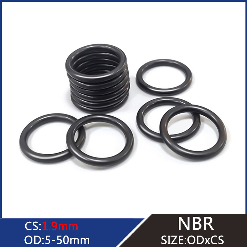 40pcs 50pcs Set NBR Sealing O Rings OD 5mm 50mm Thickness CS 1 9 Mm