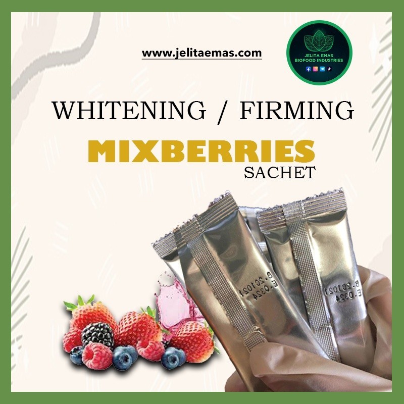 Sachet Whitening Mixberries Premium Cerah Putih Oem Kilang