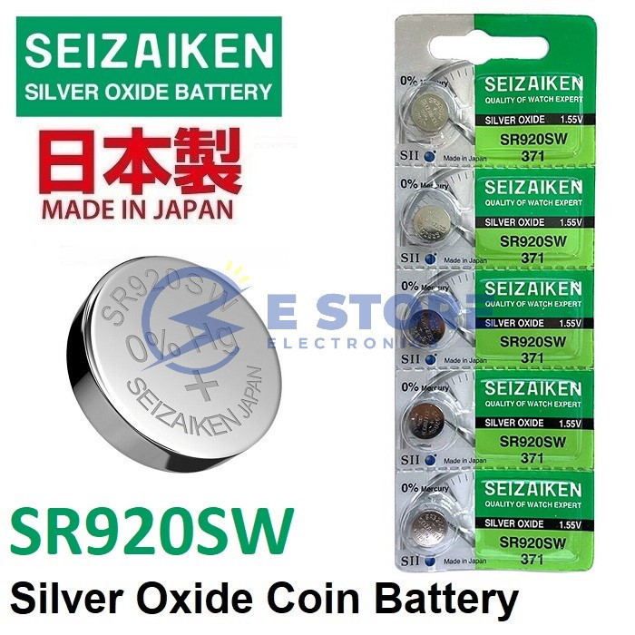 Seizaiken Sr Sw Silver Oxide Battery V Shopee Malaysia