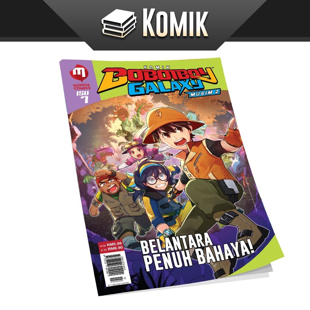 Komik Boboiboy Galaxy Musim Isu Belantara Penuh Bahaya