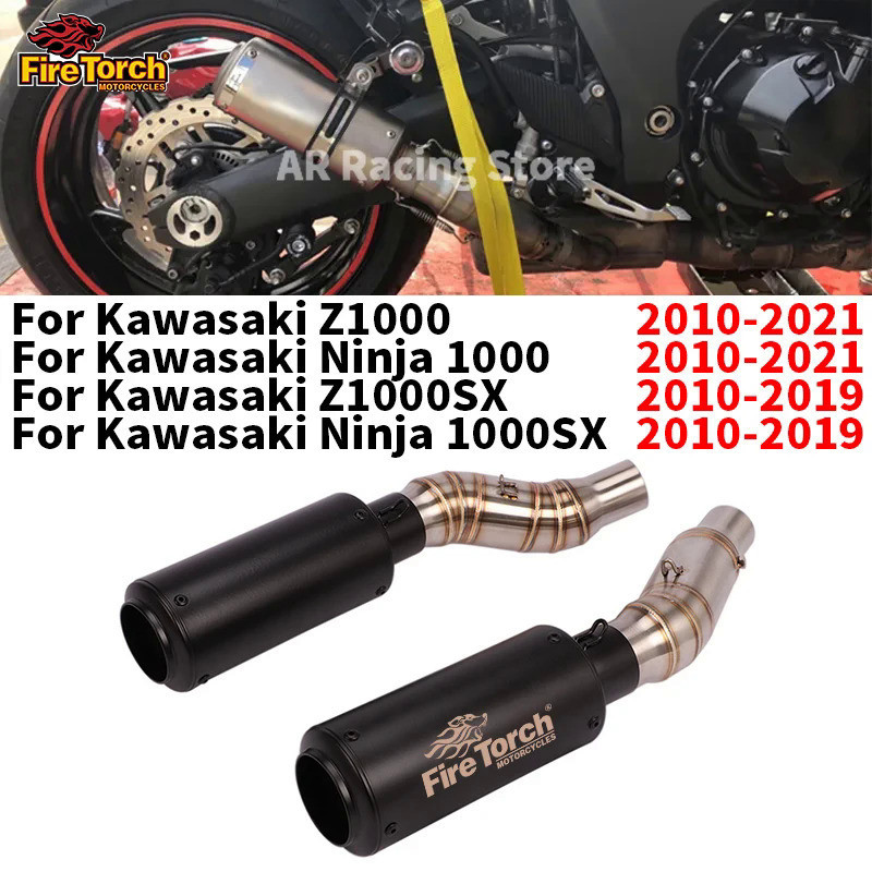 Full System Motorcycle Exhaust Escape For Kawasaki Z1000 Z1000 SX 2010