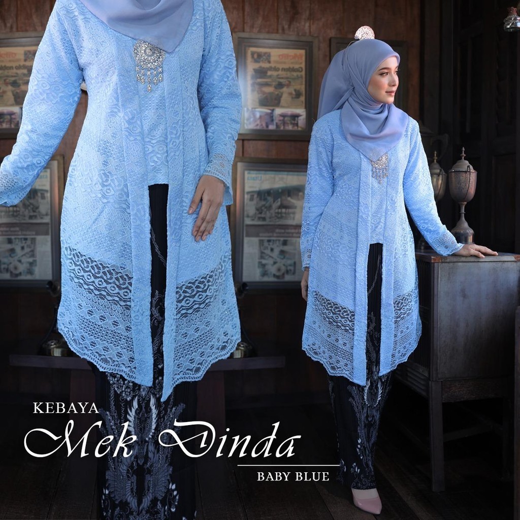 Tunikmy Baju Kebaya Mek Dinda Exclusive Lace Baju Raya Viral