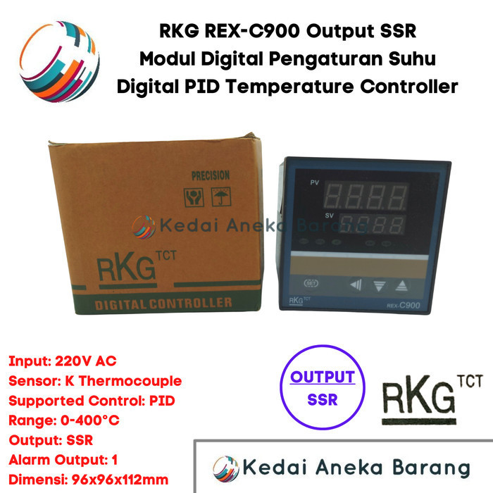 Pid Rex C Rex C Temperature Controller Output Ssr Svn Shopee