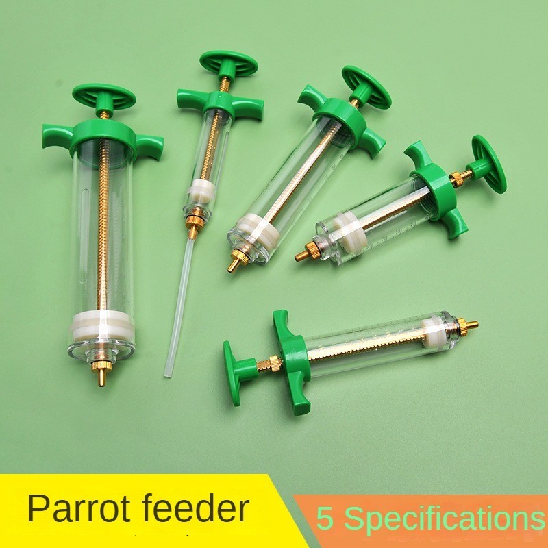 Parrot Feeder Syringe Feeder For Tiger Birds With Hose Hand Raising