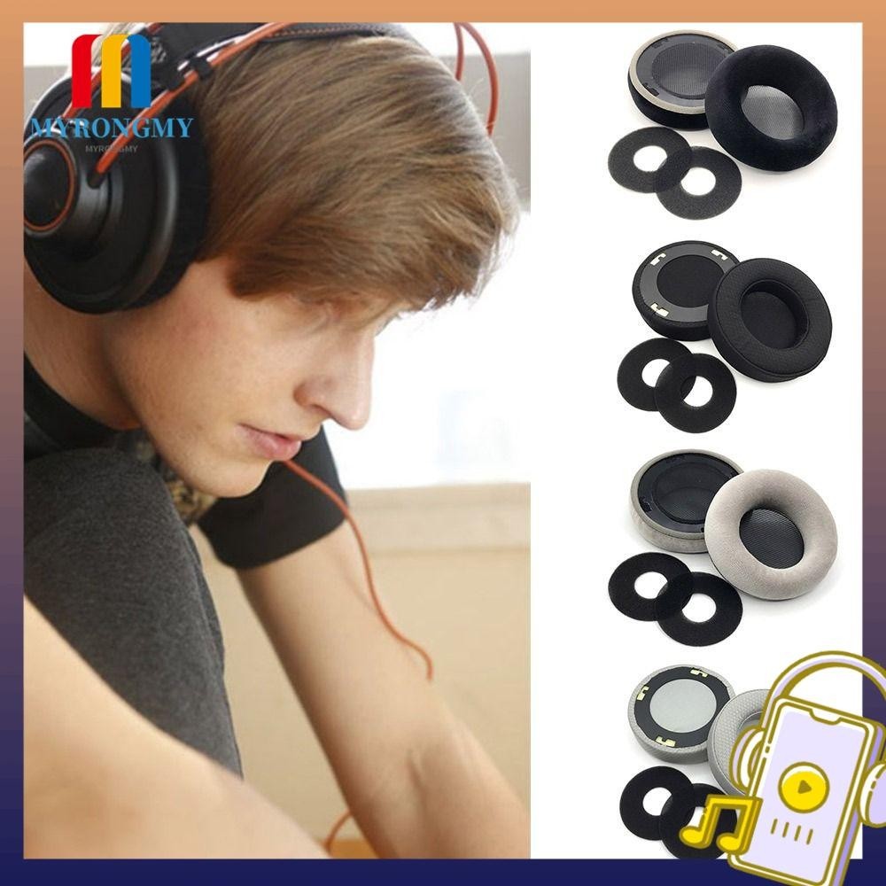 Myrongmy Pair Ear Cushion Sponge Soft Ear Pads Headset Repair