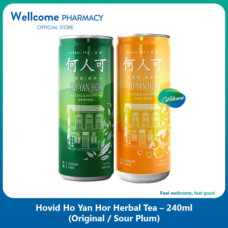 Hovid Ho Yan Ho Sugar Free Herbal Tea Drink Original Sour Plum