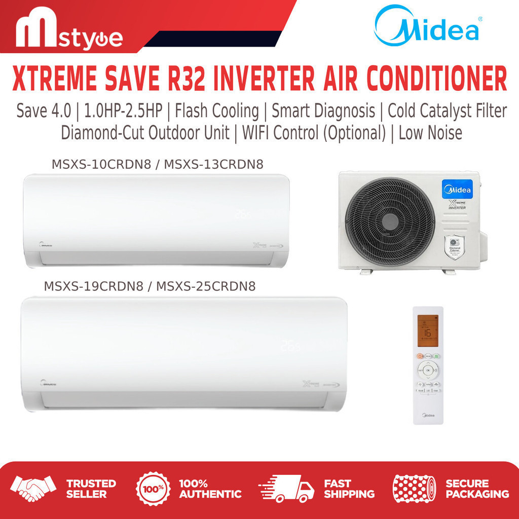 Midea Air Conditioner Hp Hp Xtreme Save Dura R Inverter