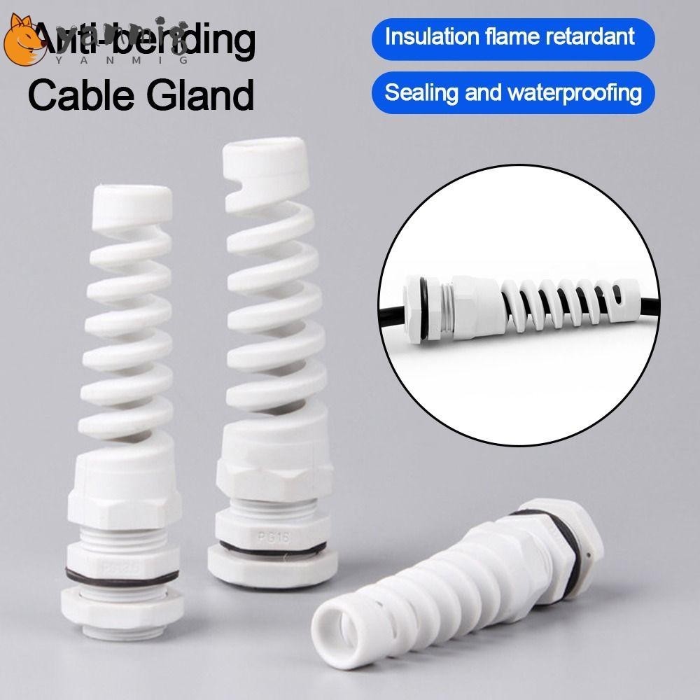 Yanmig Torsion Proof Glands Waterproof Nylon Anti Bending Cable Gland