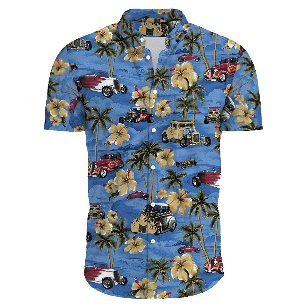 Floral Shirts Hawaiian D Printed Shirts Men S Women S Beach Blouse Men