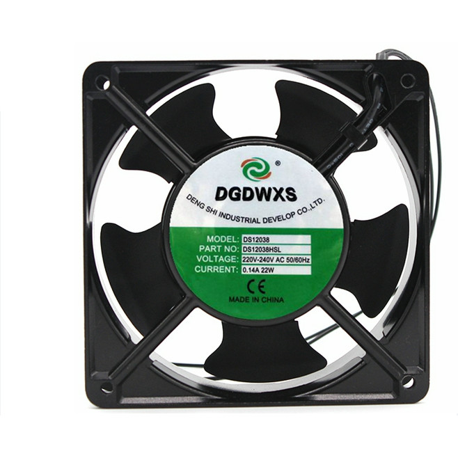 Dgdwxs DS12038HSL HBL 220V 120 120 38 Industrial Cabinet Axial Fan