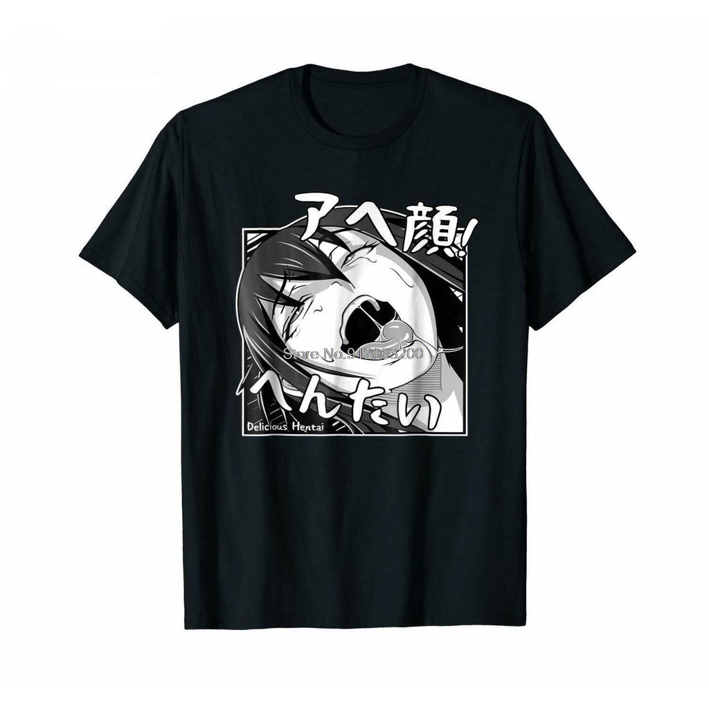 Japan Anime T Shirt Sexy Men Delicious Hentai Lewd Waifu Manga Euphoria