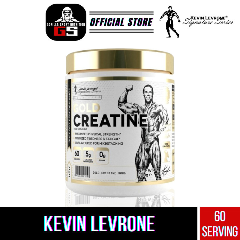 Kevin Levrone Gold Creatine Monohydrate 300g Unflavored 60 Serving