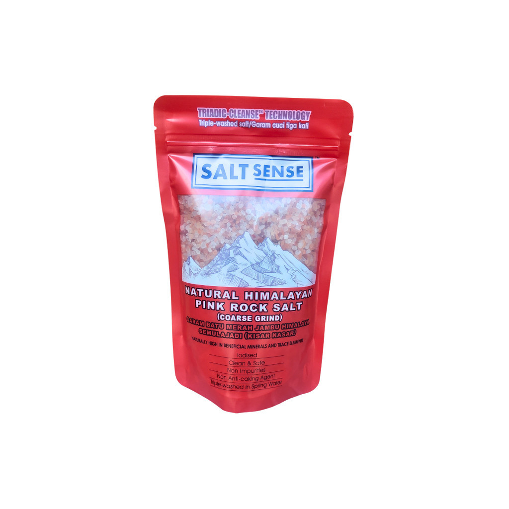 Saltsense Natural Himalayan Pink Rock Salt Coarse Grind Iodised G