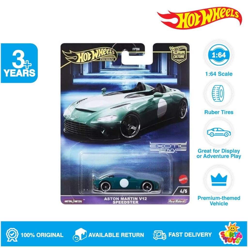 Hot Wheels Premium Exotic Envy Porsche Aston Martin V