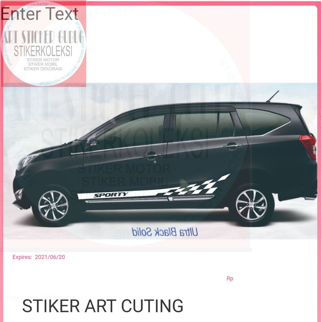 Car Cutting Sticker Striping Lis Variation Car Sticker Car Sticker