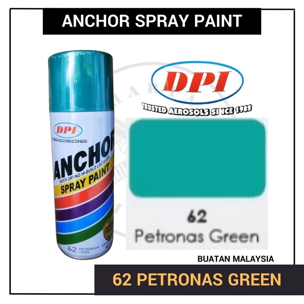 Anchor Spray Paint Standard Petronas Green Ml Bike Motor Metal