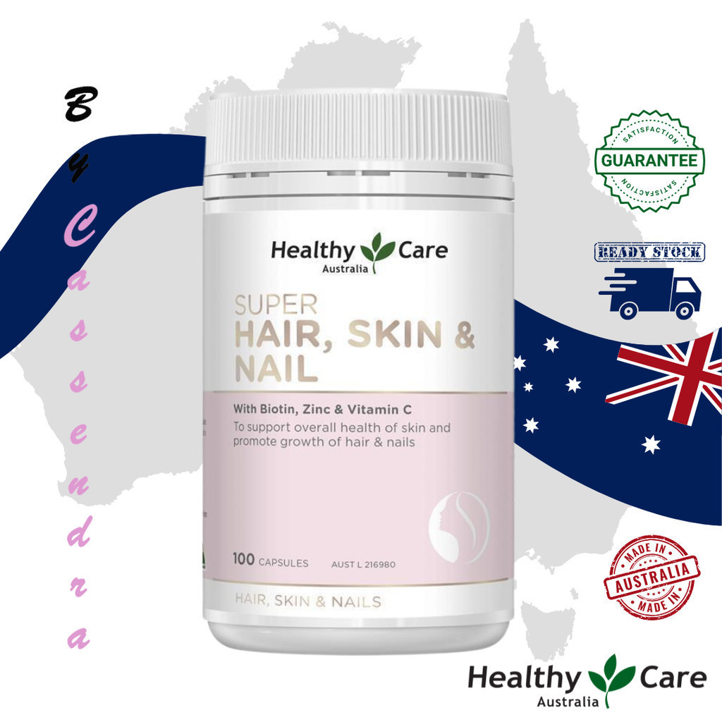 Healthy Care Super Hair Skin Nails Capsules Shopee Malaysia