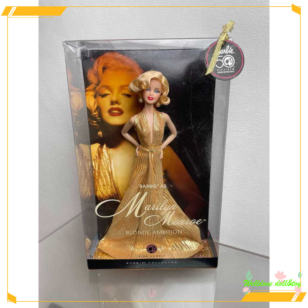 Ready Stock Barbie As Marilyn Monroe Blonde Ambition Barbie 50th