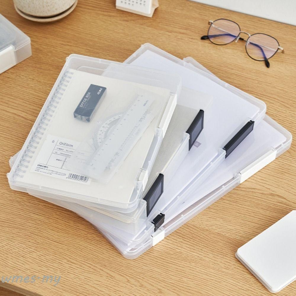 Wmes A File Box Transparent Portable A Organize The Box Document