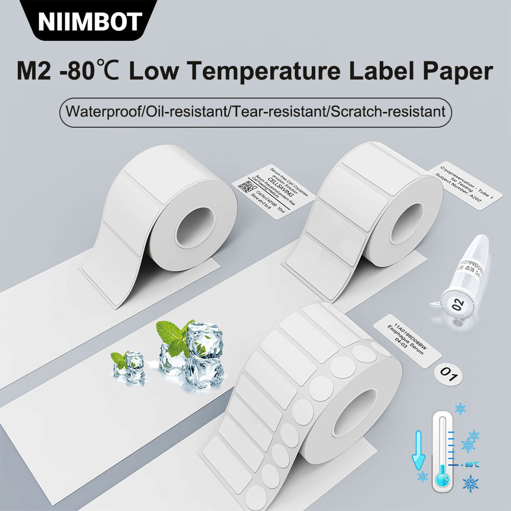 Niimbot M Thermal Transfer Low Temperature Label Paper Degrees