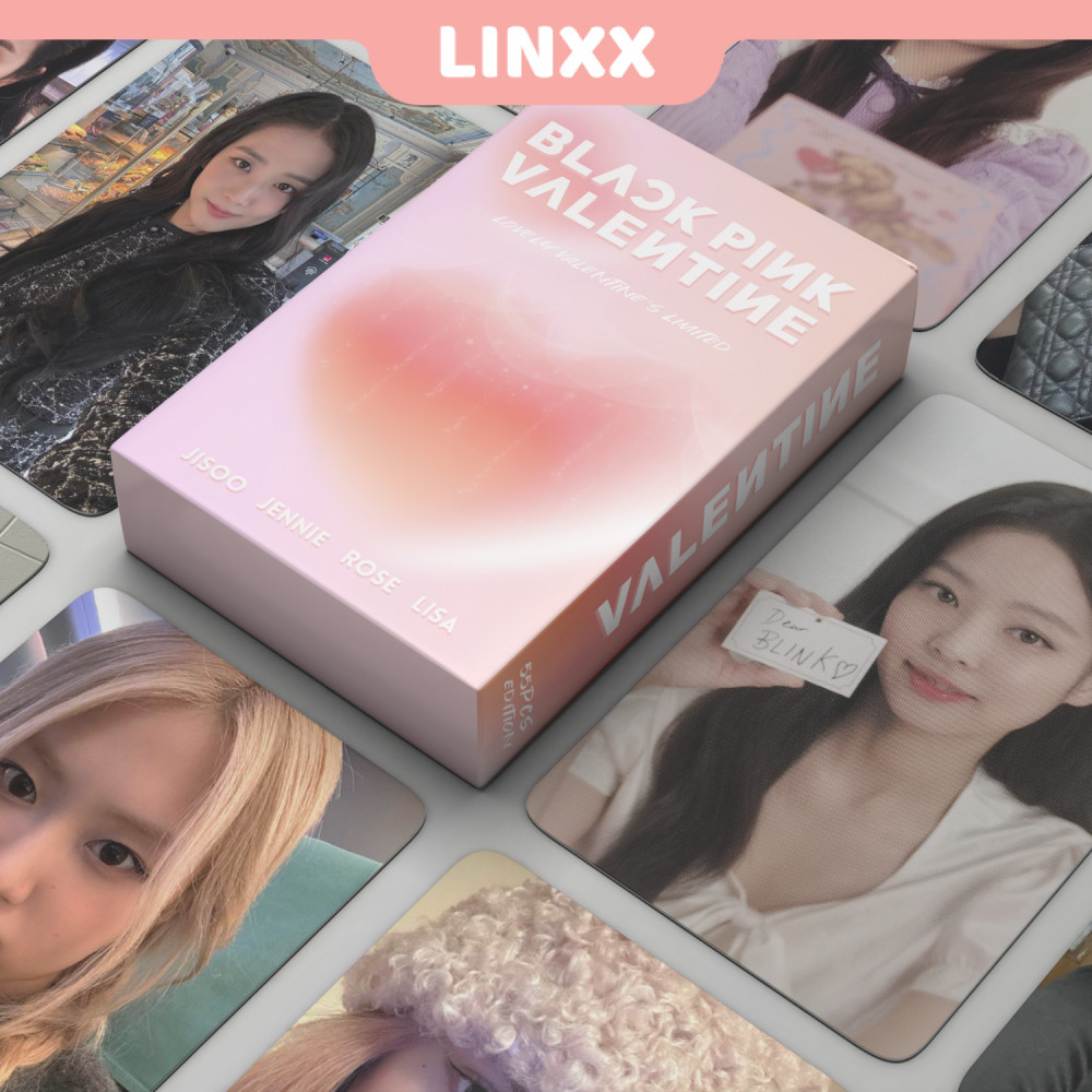 Linxx Pcs Blackpink Valentine Holographic Laser Card Kpop Photocards