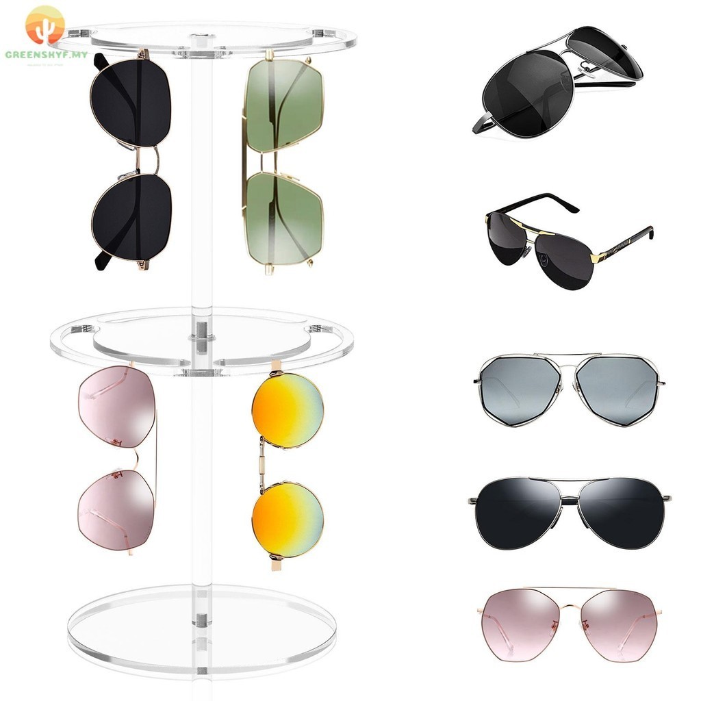 Sunglasses Holder Rotating Sunglasses Stand Layer Large Capacity