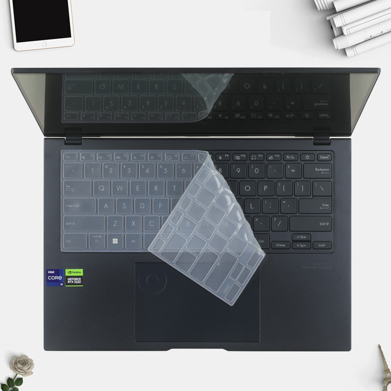 Silicone Laptop Keyboard Cover Skin For Asus Zenbook S Oled