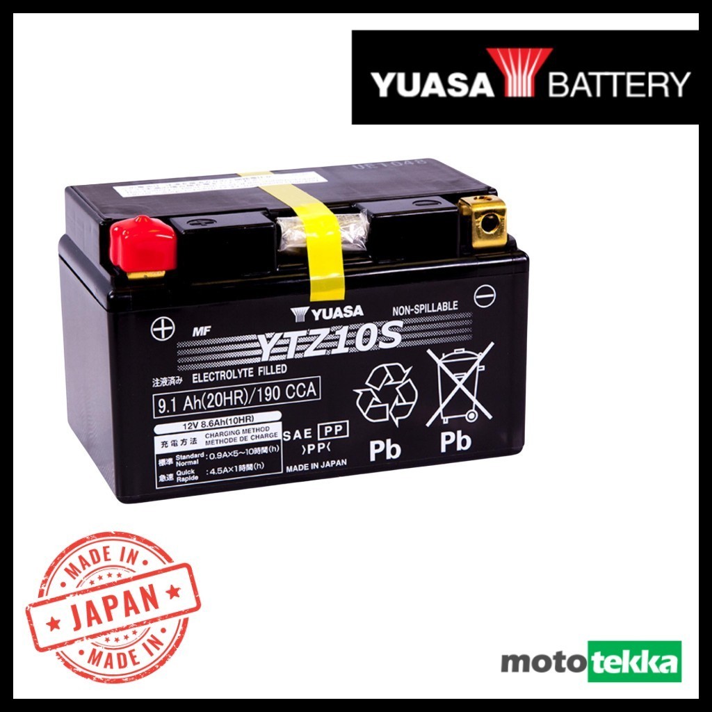 Yuasa YTZ10S Made In Japan AGM High Performance Maintenance Free